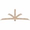Ekena Millwork Davenport Smooth Timber Gable Bracket, Douglas Fir, 108"W x 40"H x 1 1/2"D x 5 1/2"F, 9/12 Pitch GBW108X40X0206DAV00SDF - alternate 1
